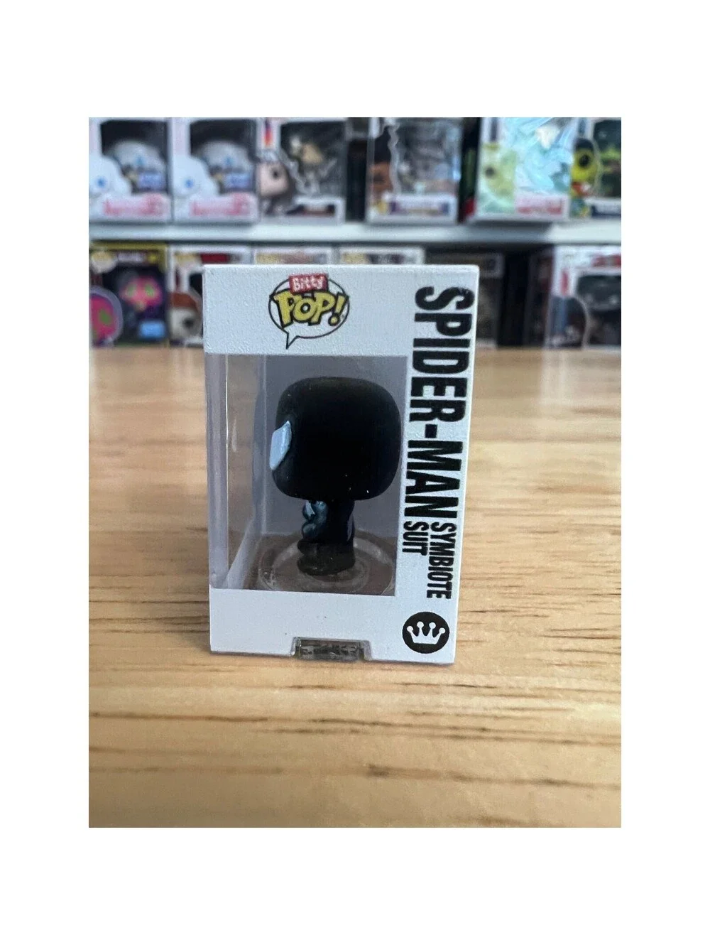 RARE BITTY 1-Inch Symbiote Suit Spider-man Funko Pop Vinyl Marvel Comics Venom